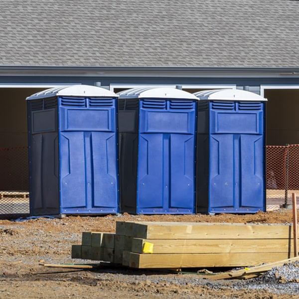 what is the maximum capacity for a single portable restroom in Manton California